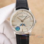 New replica Vacheron Constantin Overseas Swiss automatic mechanical leather strap watch 